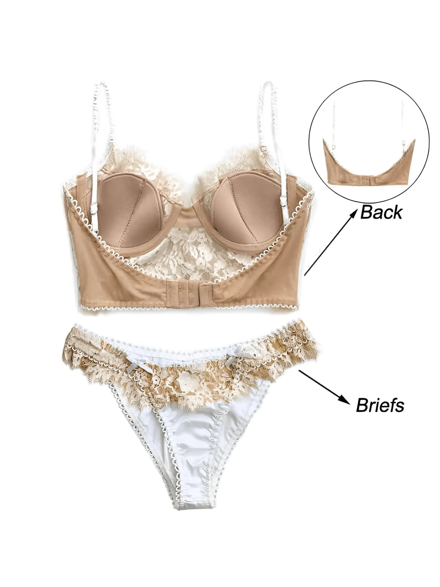 French Lace Bra & Underwear Set