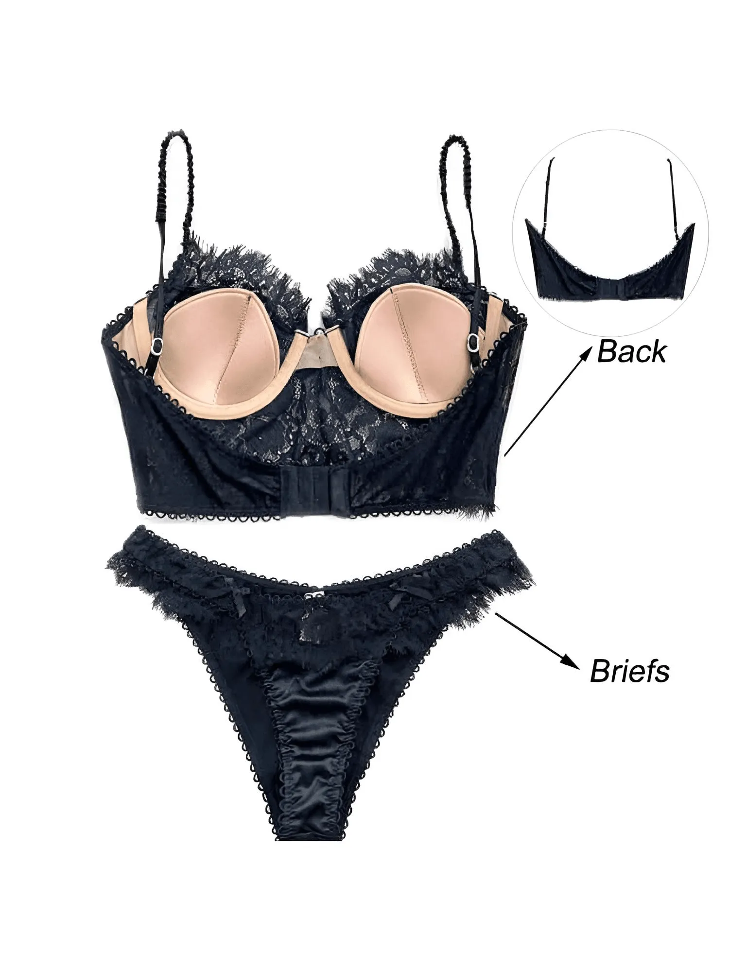 French Lace Bra & Underwear Set