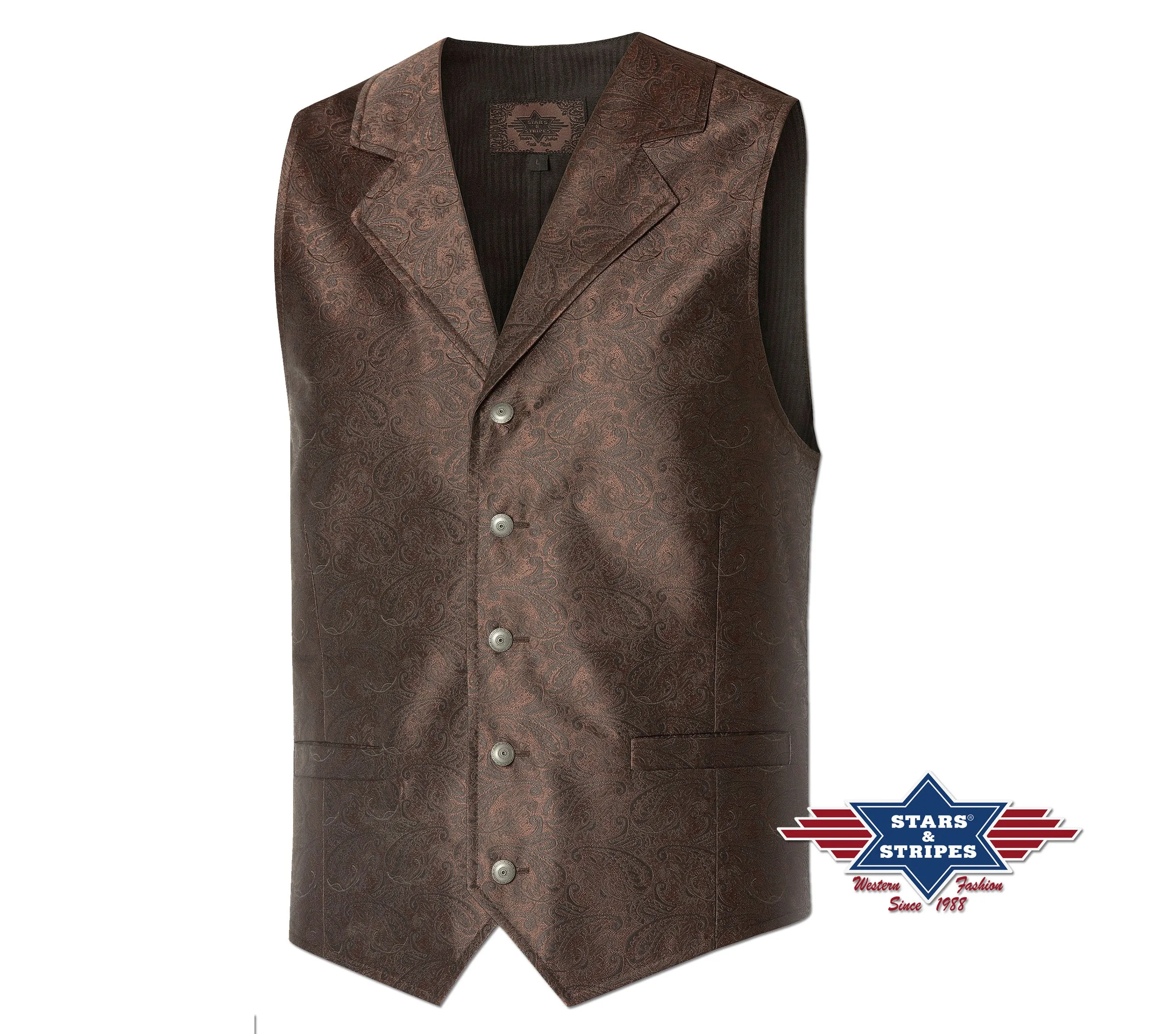 Full House Men's Western Waistcoat