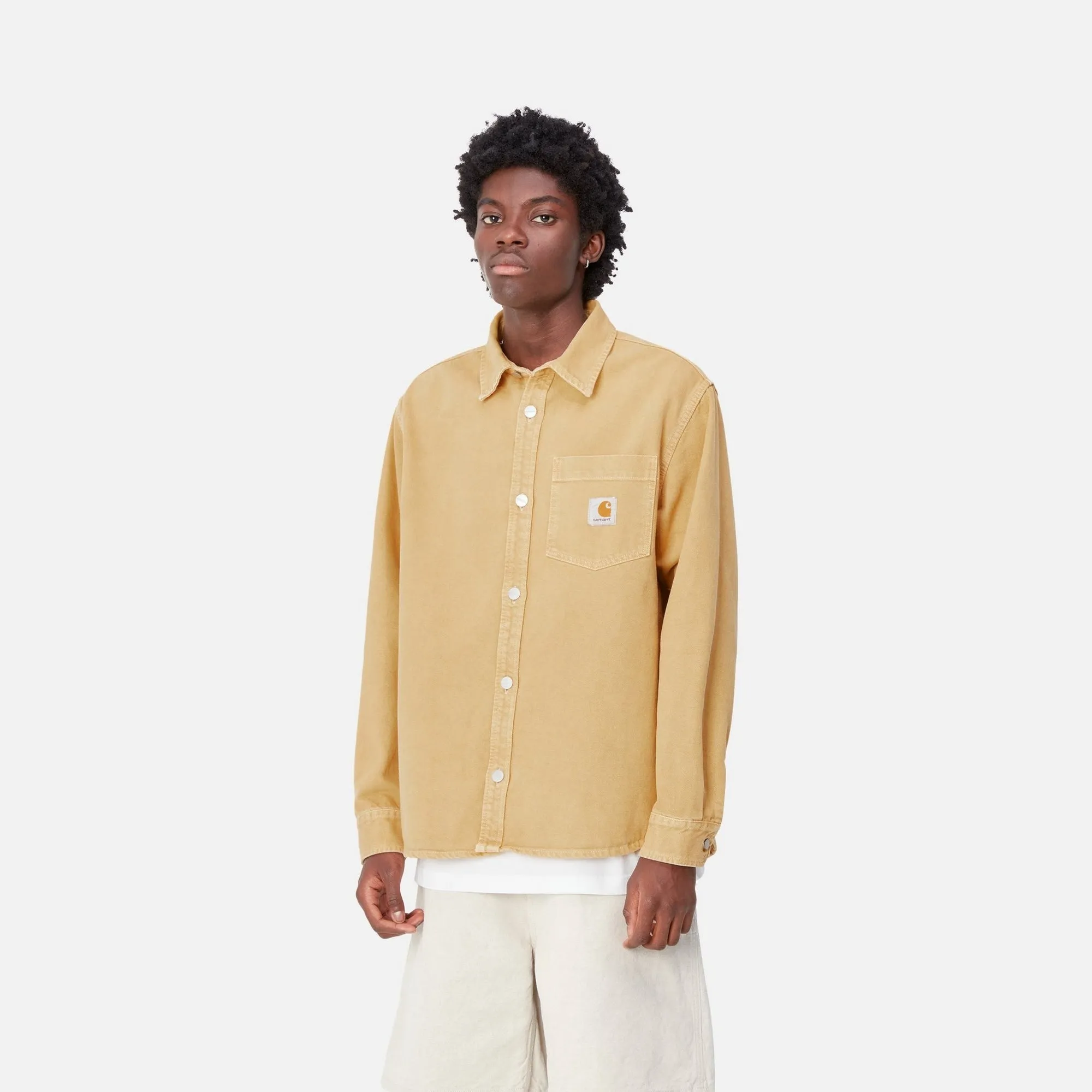 George Shirt Jacket | Bourbon (stone dyed)