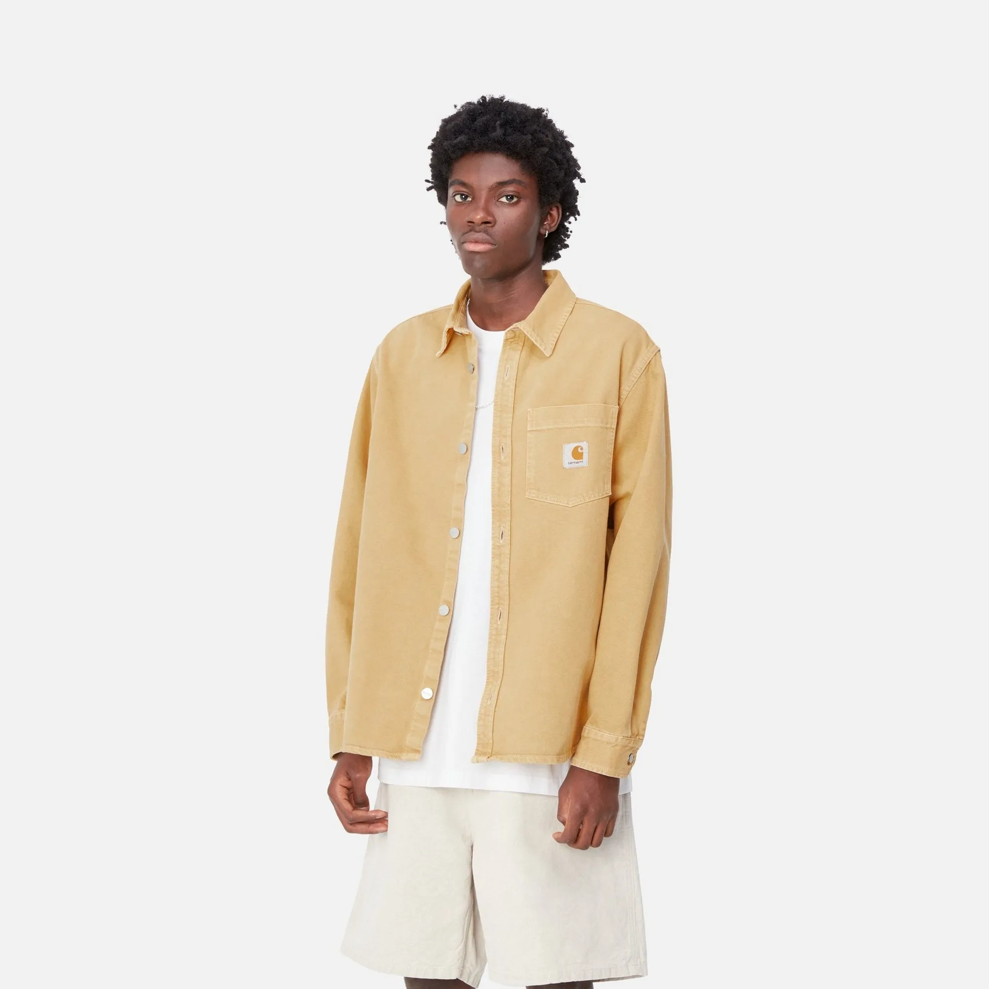 George Shirt Jacket | Bourbon (stone dyed)