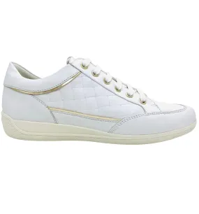 Geox Myria Ladies Quilted Side Sneaker