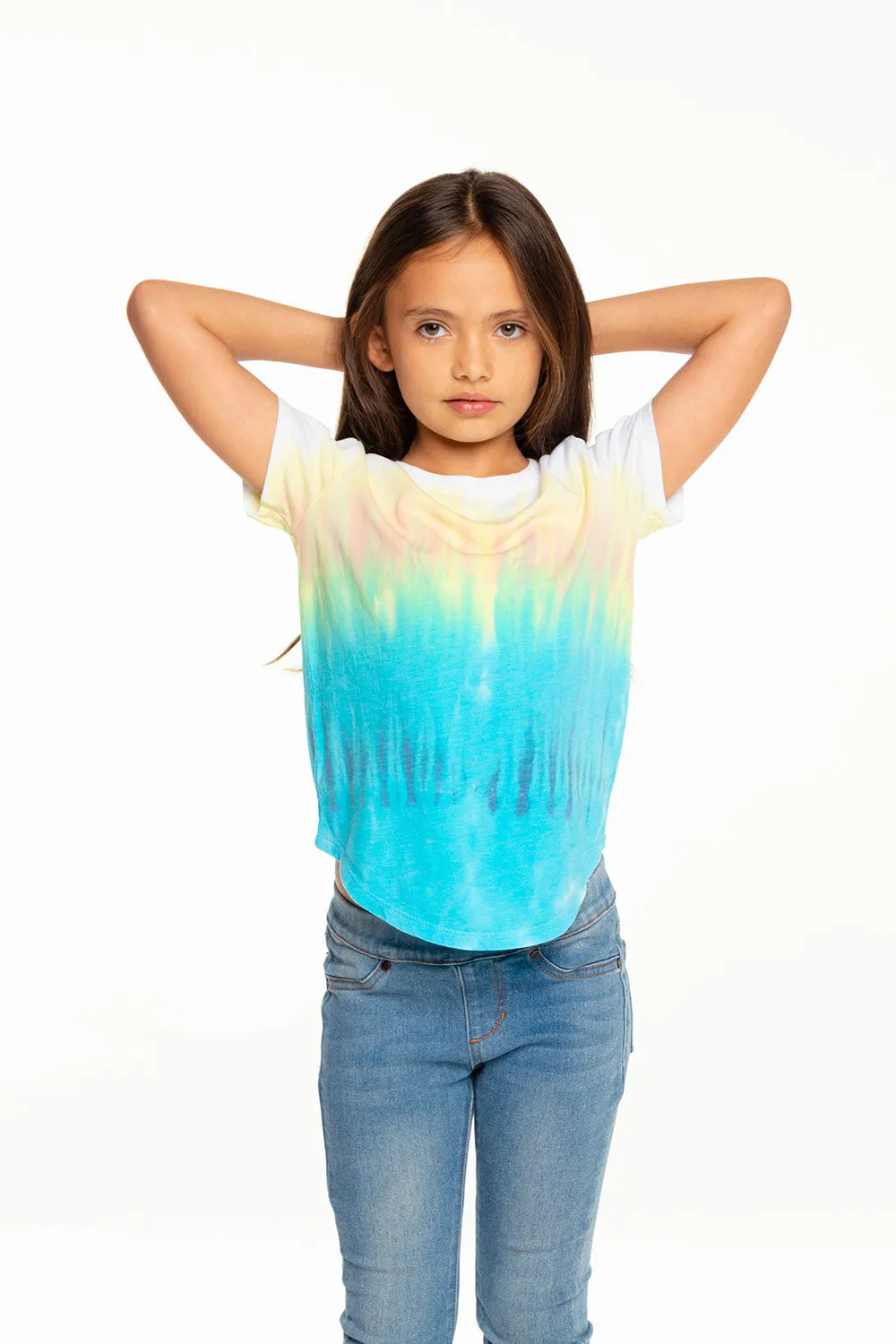 Girls Recycled Vintage Jersey Short Sleeve Scoop Back Shirt