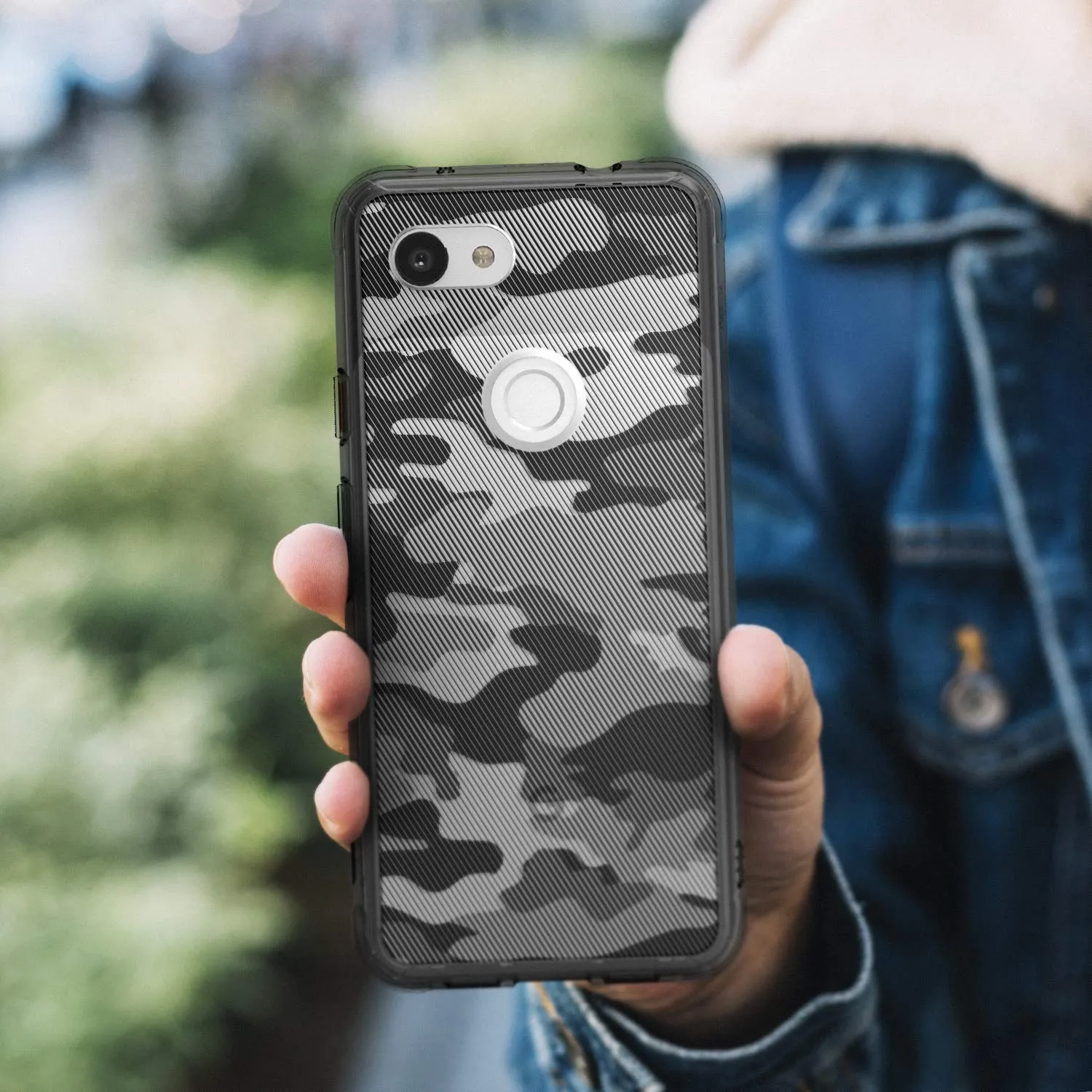 Google Pixel 3a XL Back Cover Case | Fusion Design - Camo Black