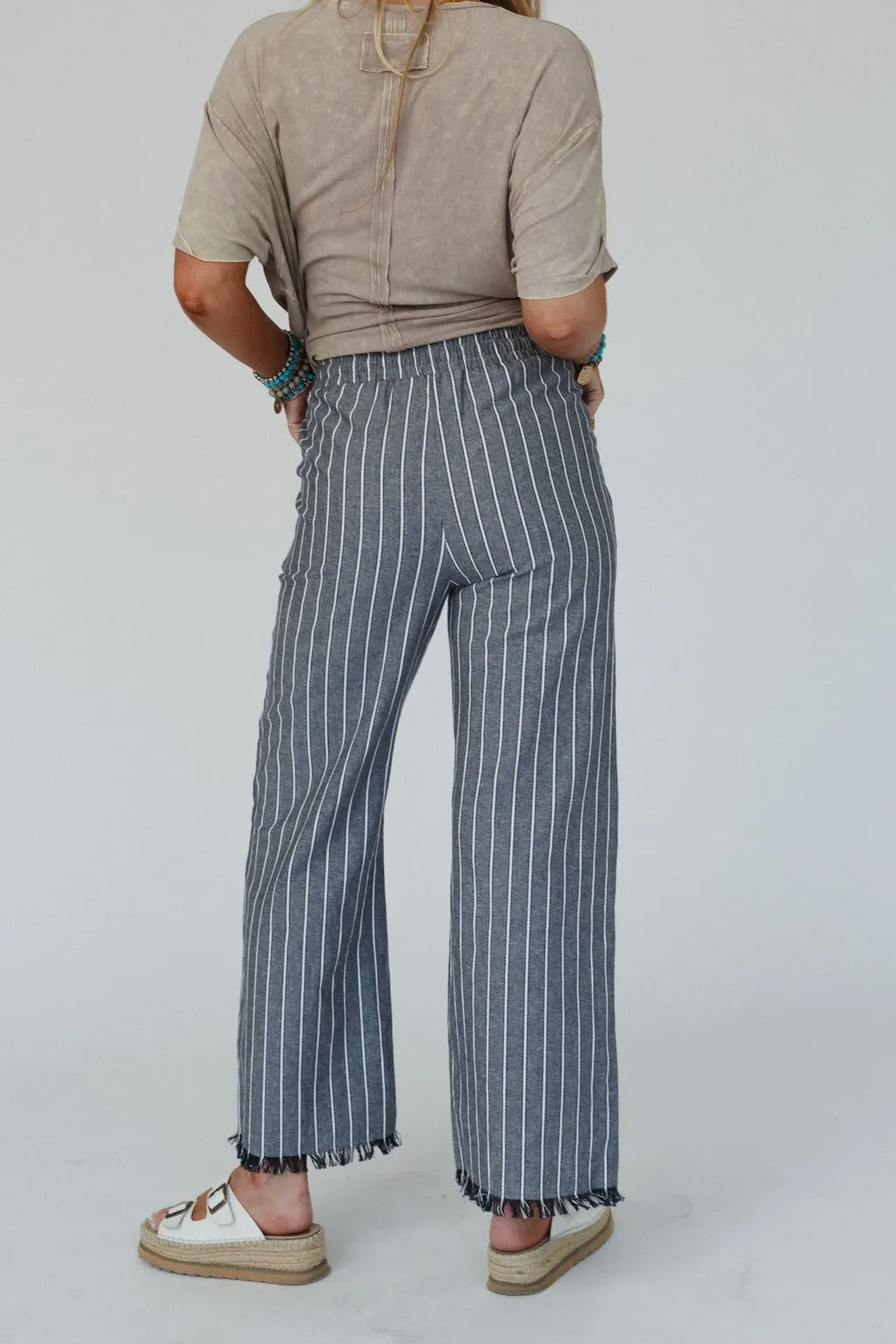 Grand Canyon Stripe Pants - Gray