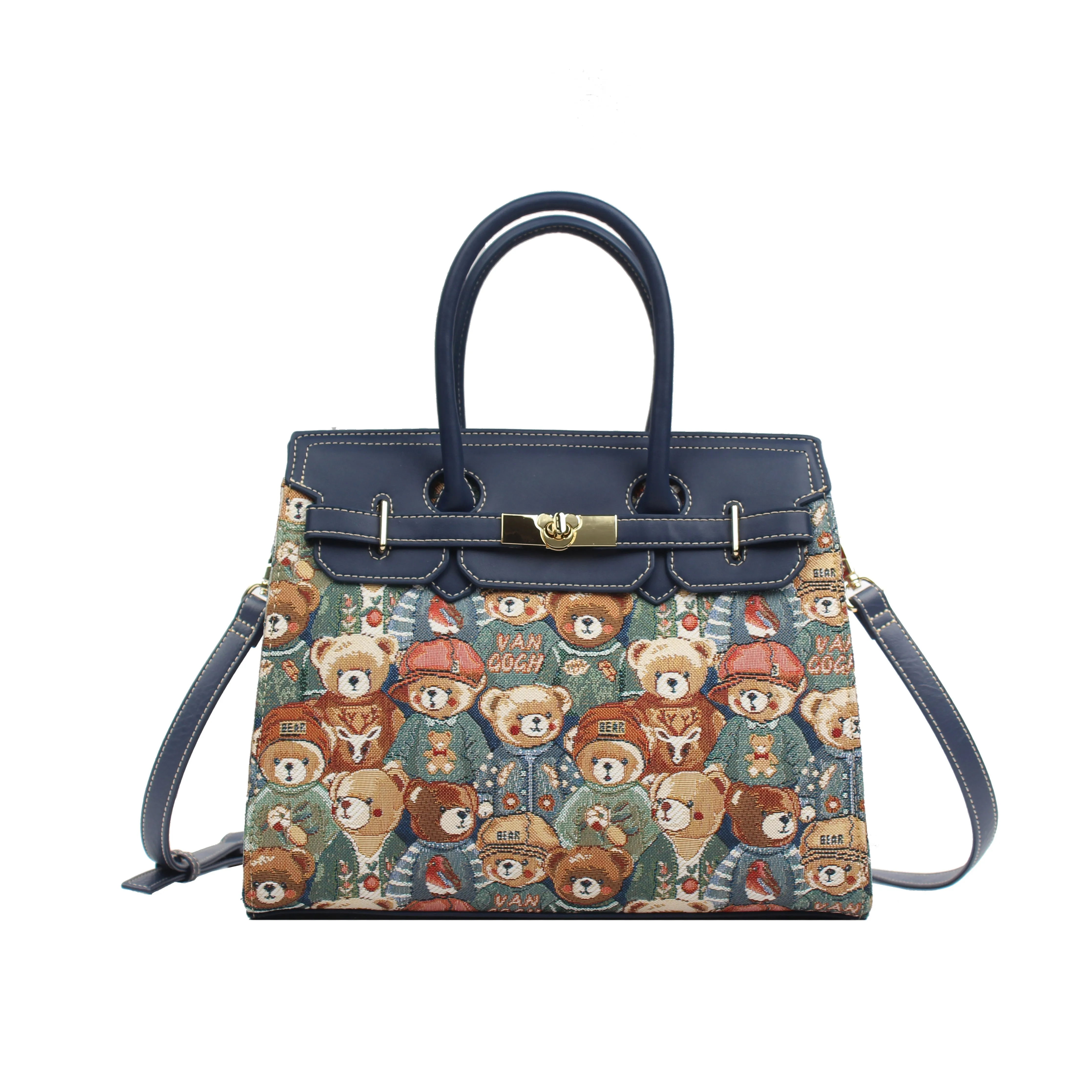 Henney Bear Leatherette Shoulder Bag