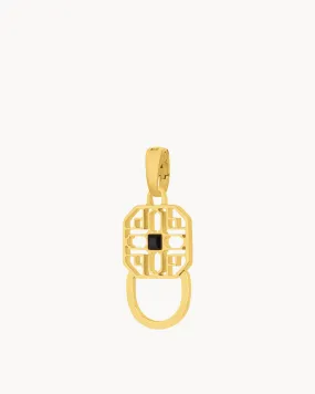 Hollow Power Ħabbata Pendant, Gold