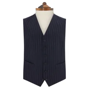 Hyde Navy Pinstripe Waistcoat