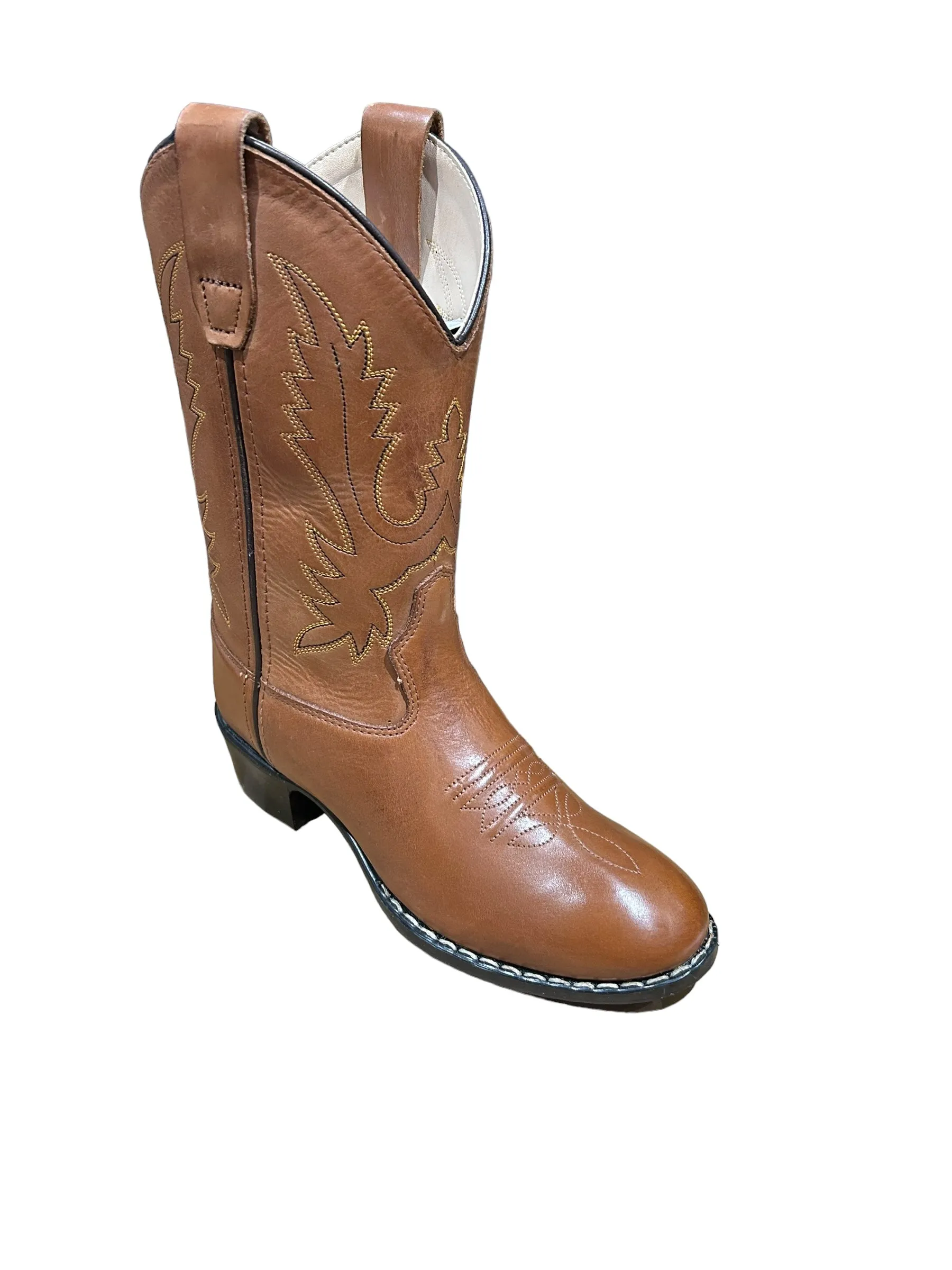 Jama Old West Children's Boots in Brown 1129