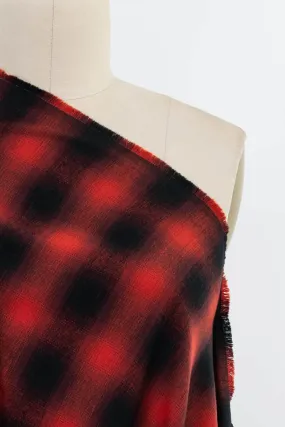 Kenji Plaid Japanese Cotton Flannel Woven