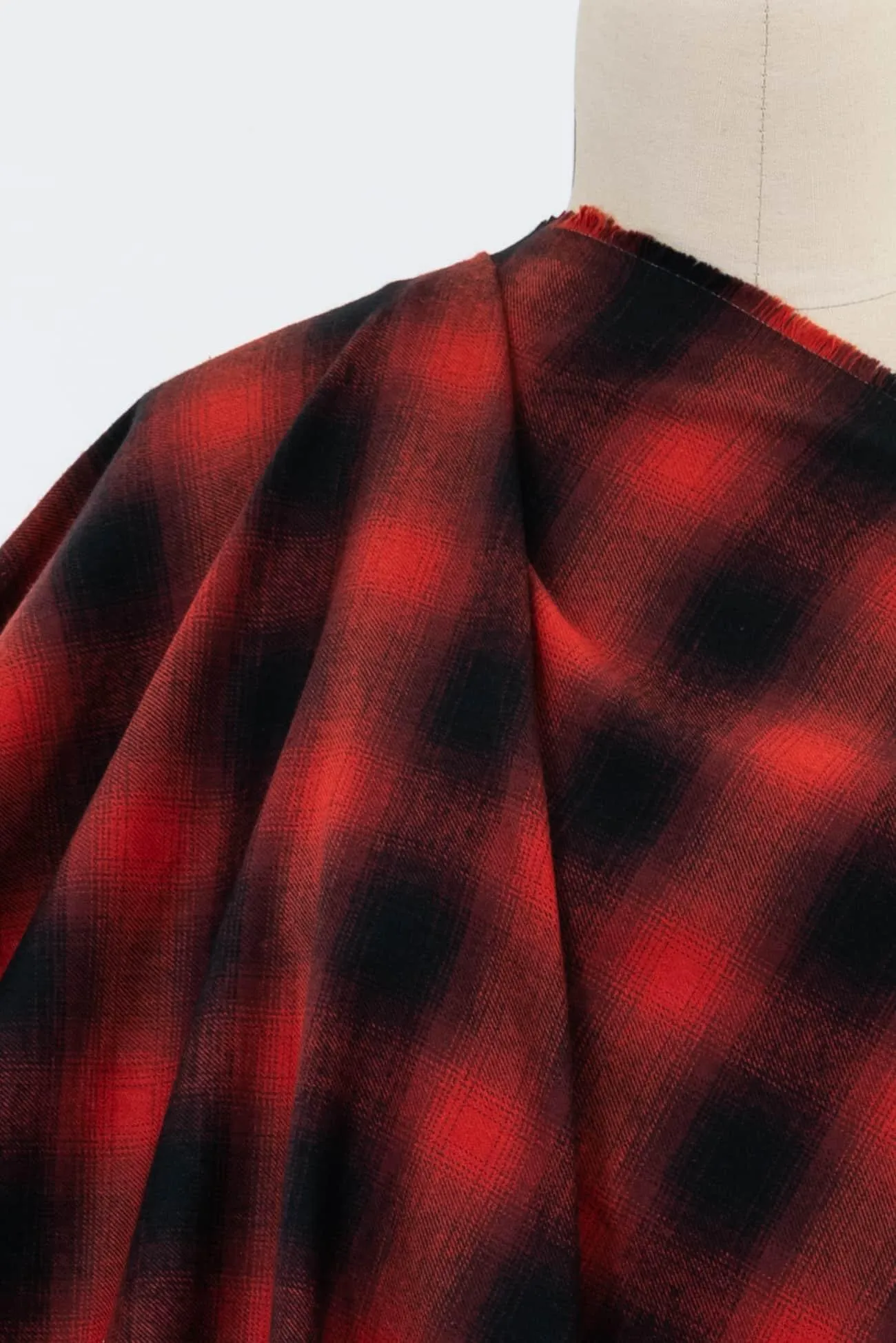 Kenji Plaid Japanese Cotton Flannel Woven