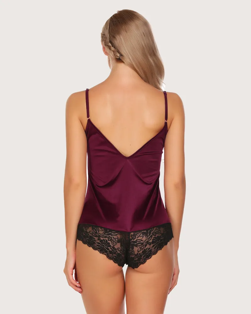 Lace Short Pajamas Bodysuit