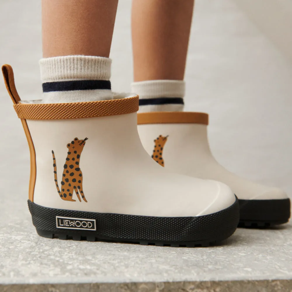 Liewood Jesse Thermo Rain Boots - Leopard / Sandy