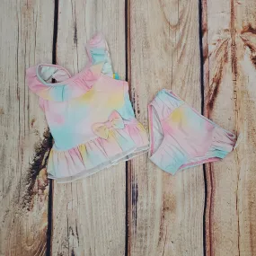 Little Me Tie Dye Swimsuit