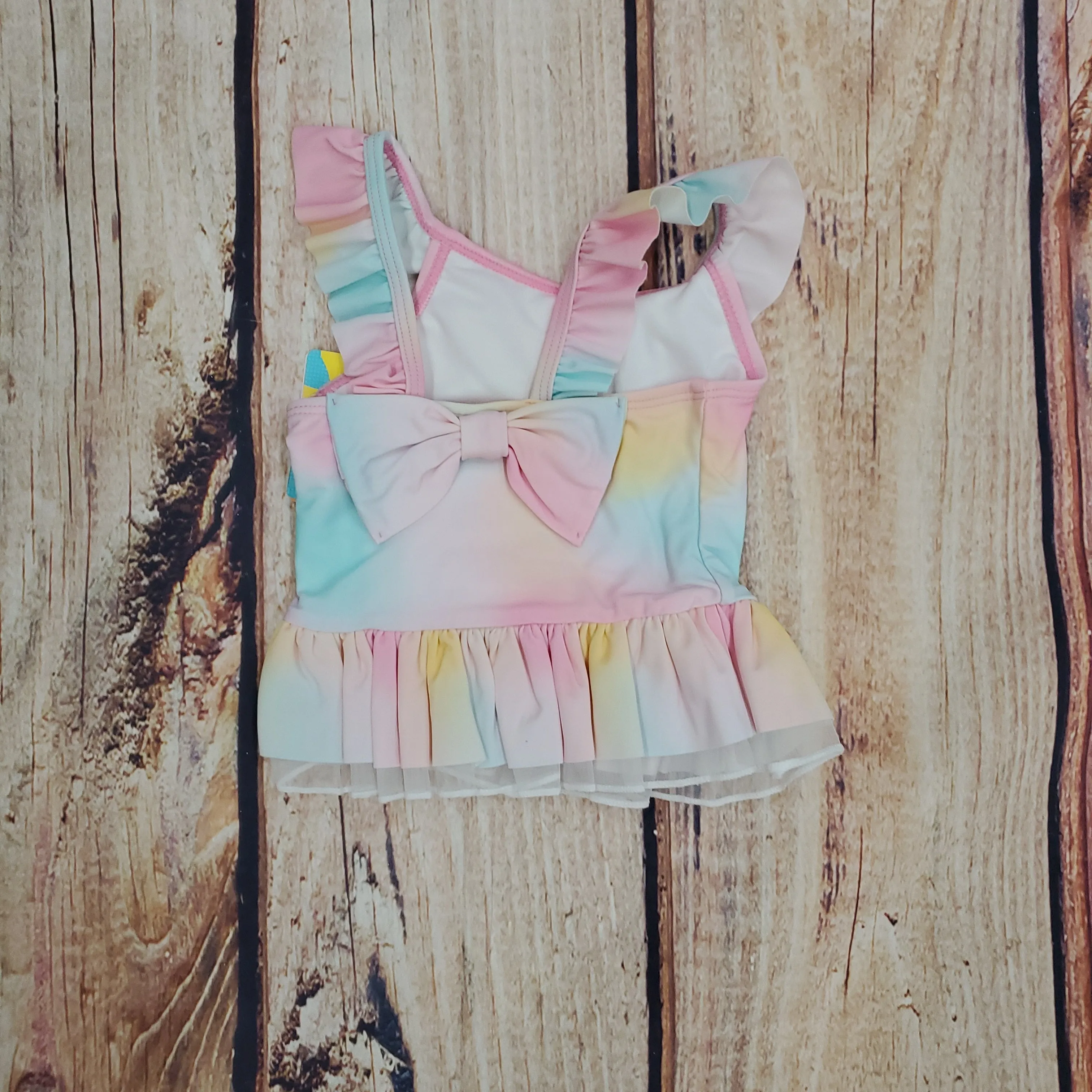 Little Me Tie Dye Swimsuit