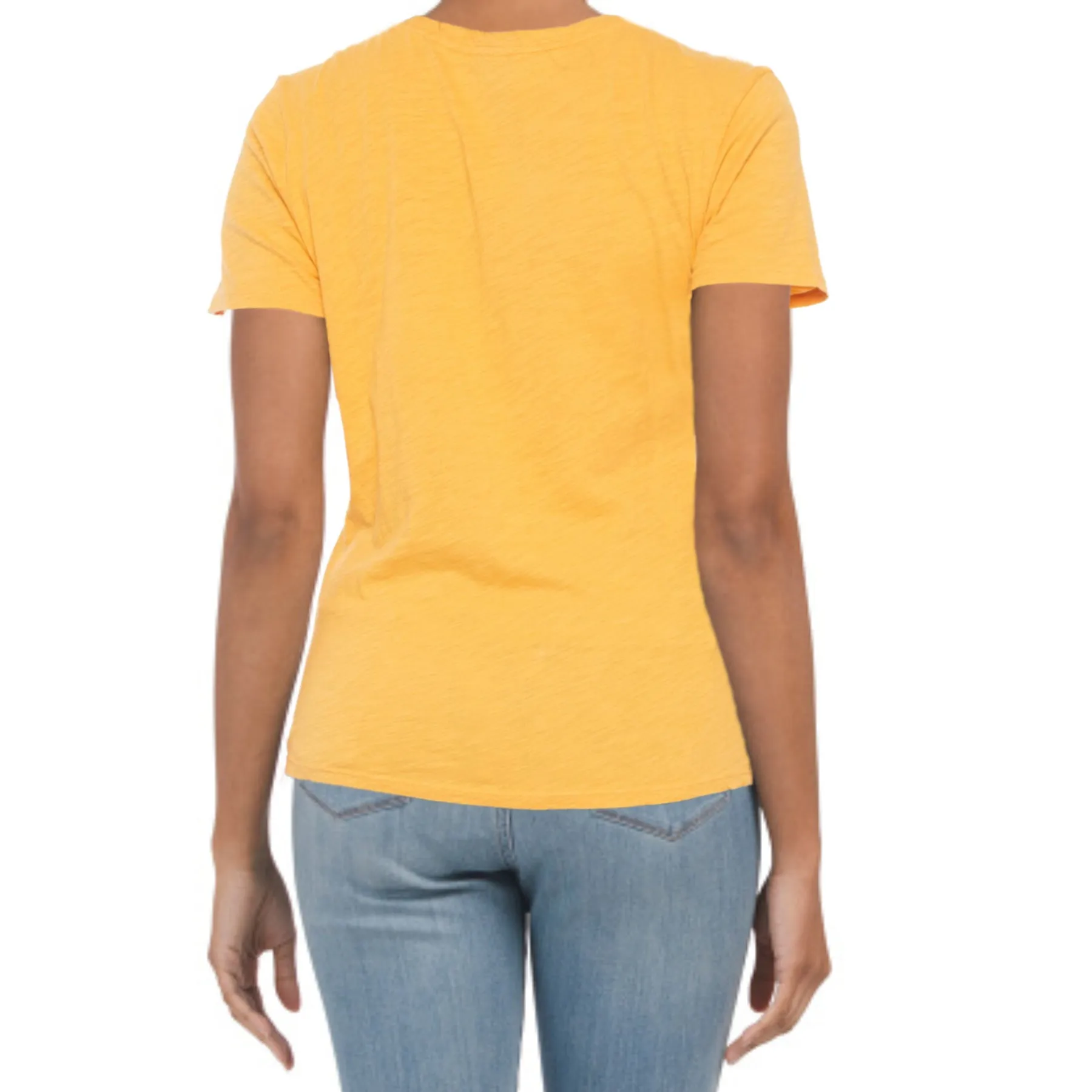 Lucky Brand Cascading Lucky Graphic Print Soft Cotton T-Shirt Top