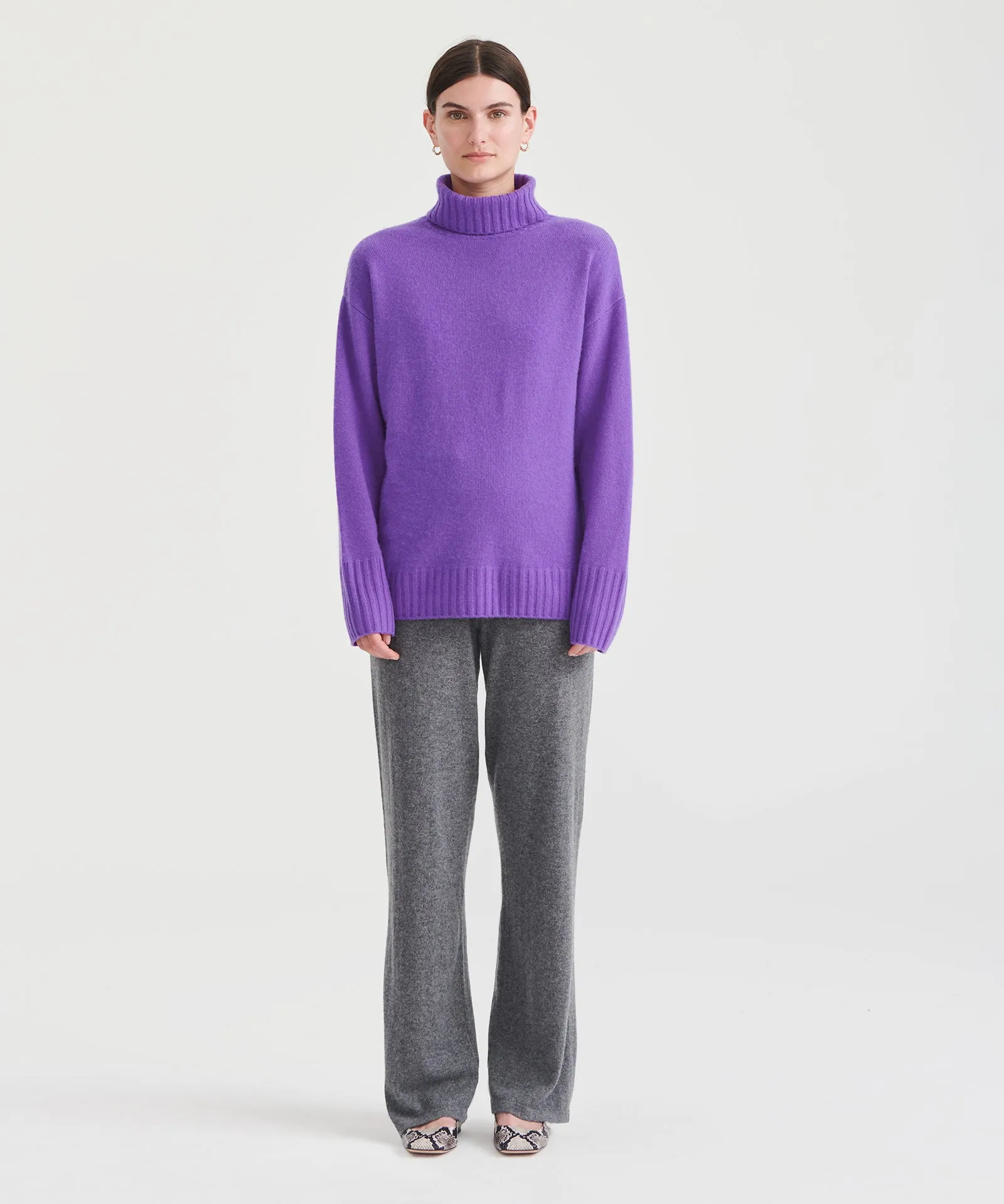 Luxe Cashmere Turtleneck Tunic