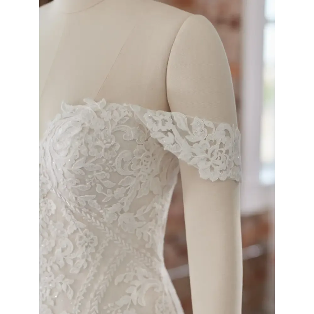 Maggie Sottero Ralston Detachable Cap Sleeves