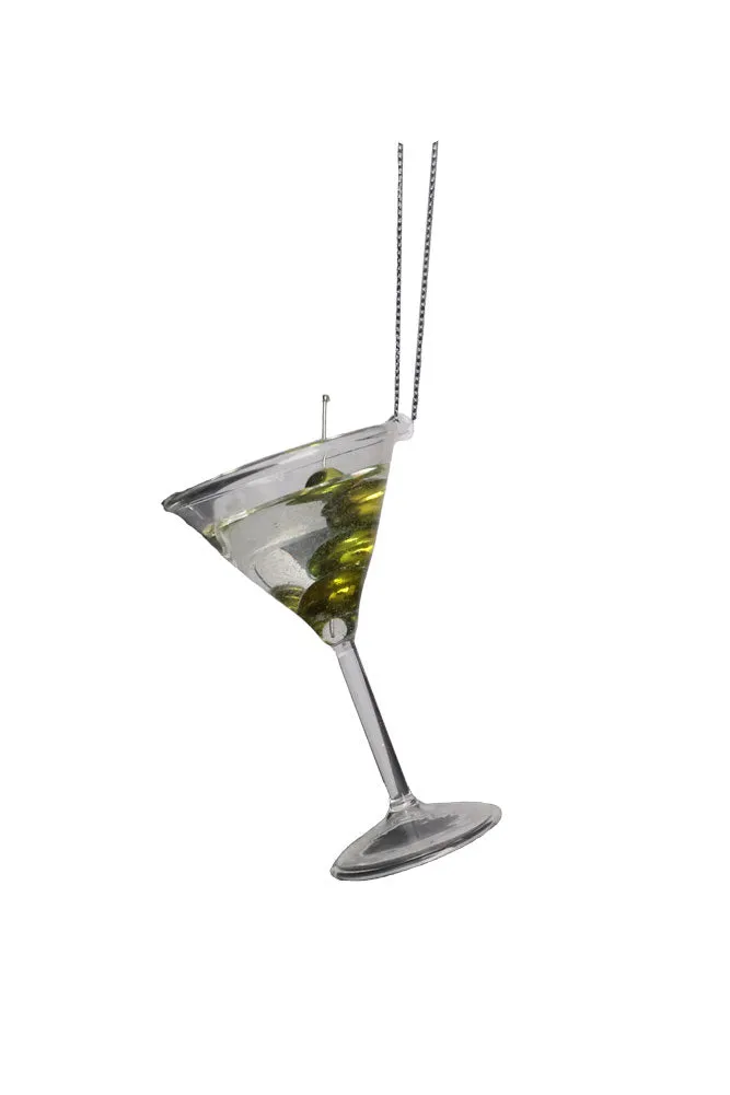 Martini Glass Christmas Tree Decoration