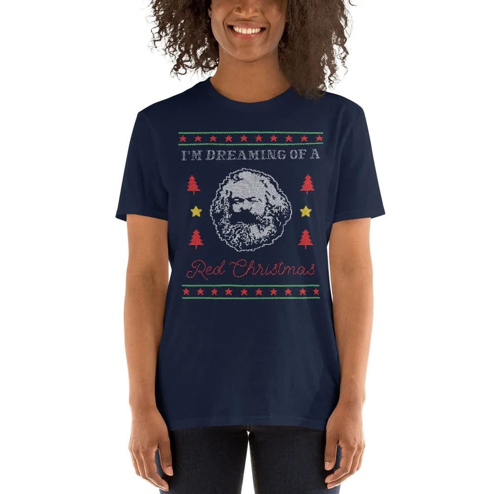 Marx: I’m dreaming of a red Christmas - Premium T-Shirt