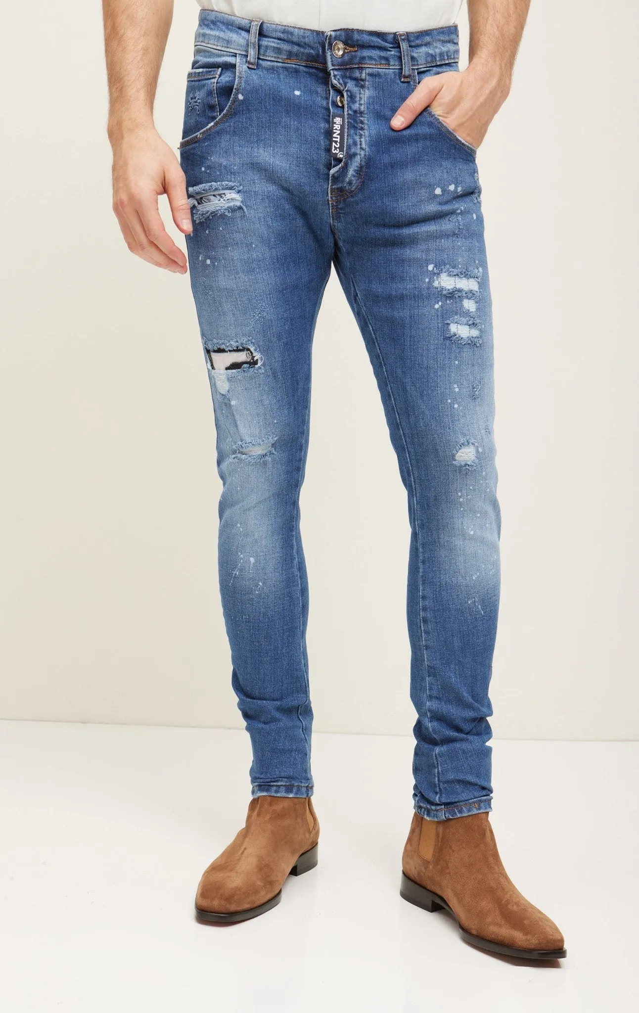 Men's Slim Jeans - Dark Navy