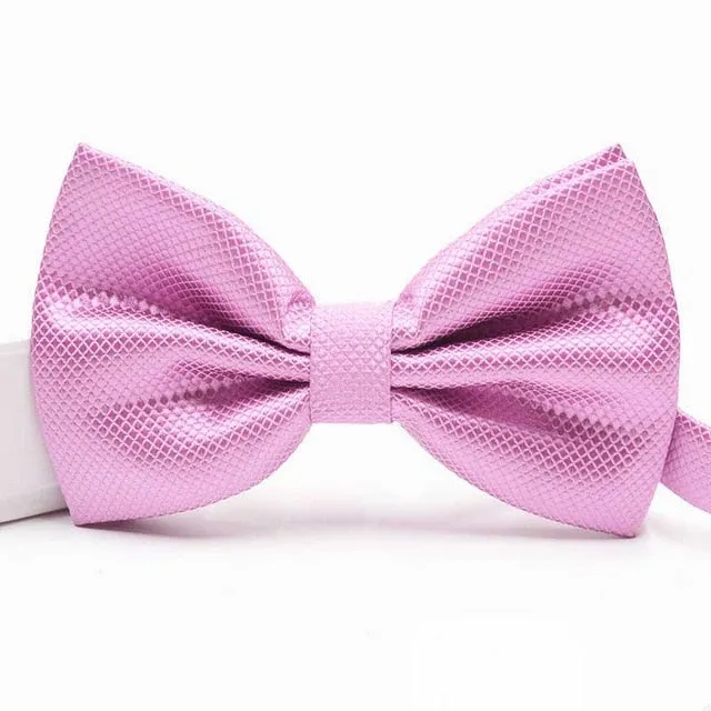 Men's Solid Color Bow Tie