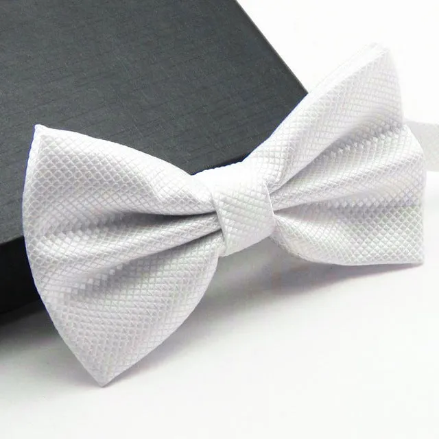 Men's Solid Color Bow Tie