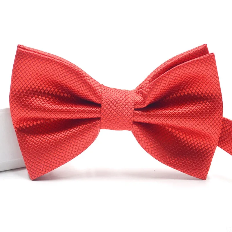 Men's Solid Color Bow Tie