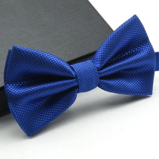 Men's Solid Color Bow Tie