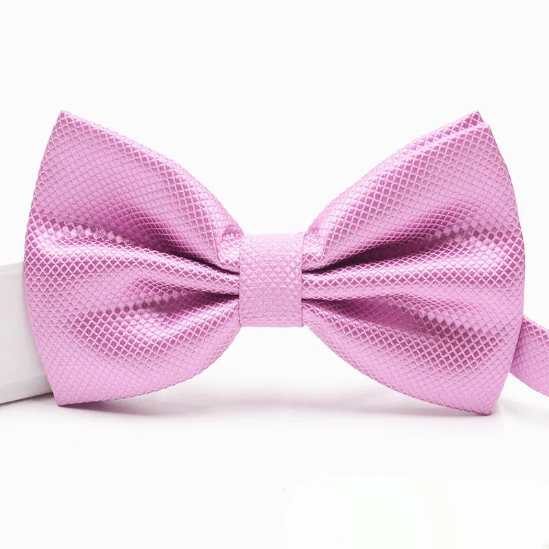 Men's Solid Color Bow Tie