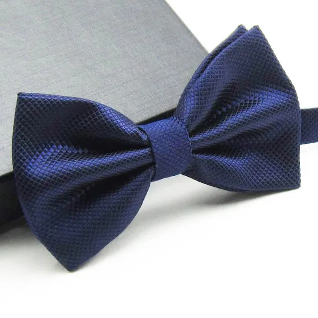 Men's Solid Color Bow Tie