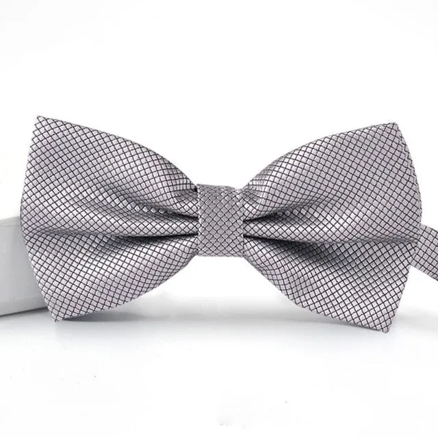 Men's Solid Color Bow Tie