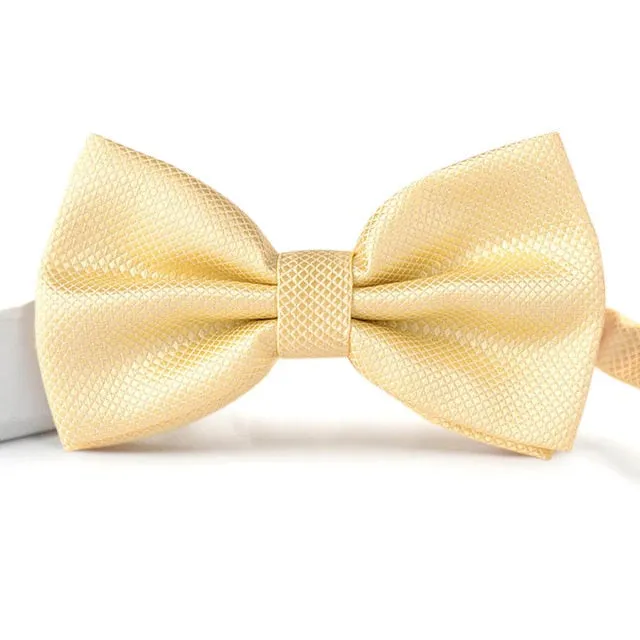 Men's Solid Color Bow Tie