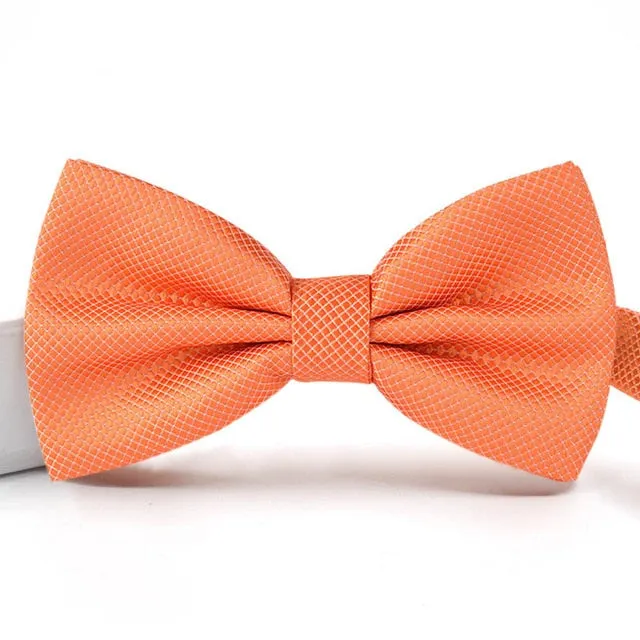 Men's Solid Color Bow Tie