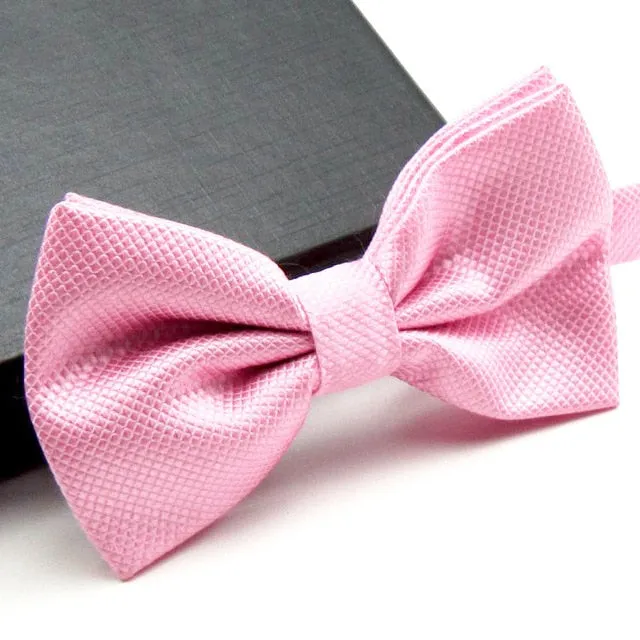 Men's Solid Color Bow Tie