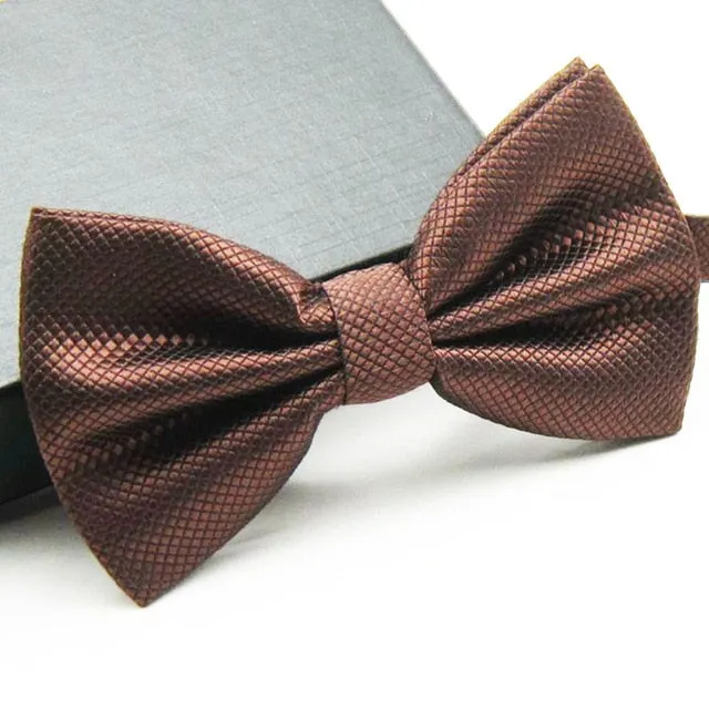 Men's Solid Color Bow Tie