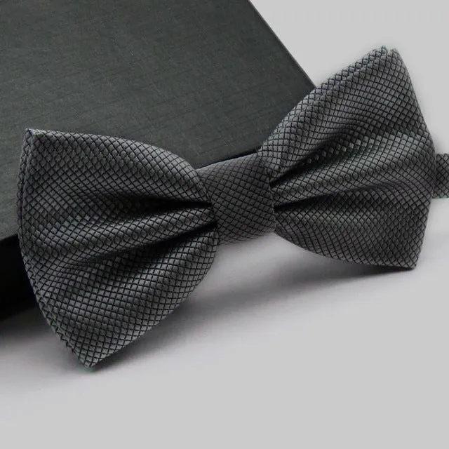 Men's Solid Color Bow Tie