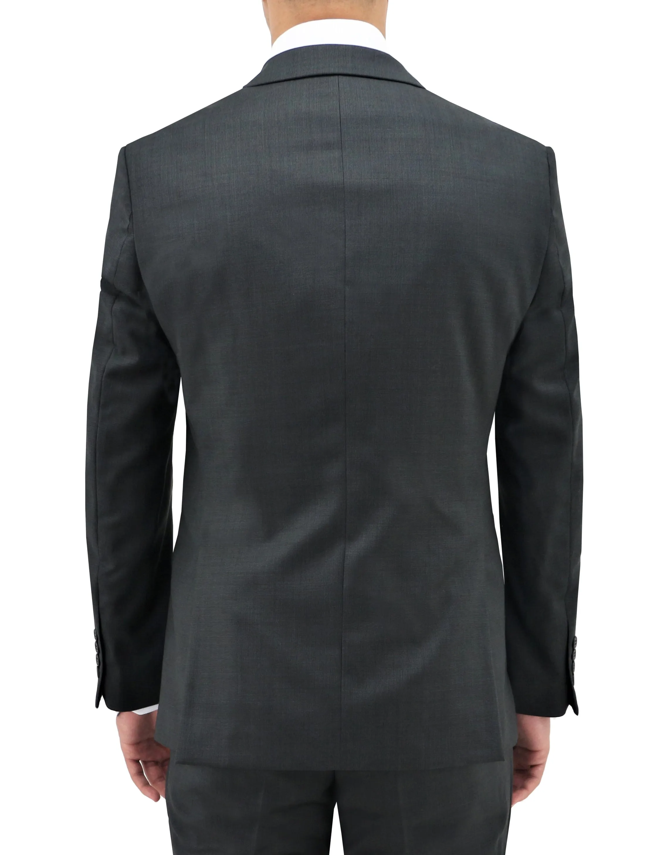 Michel 704 Charcoal Wool Suit Jacket