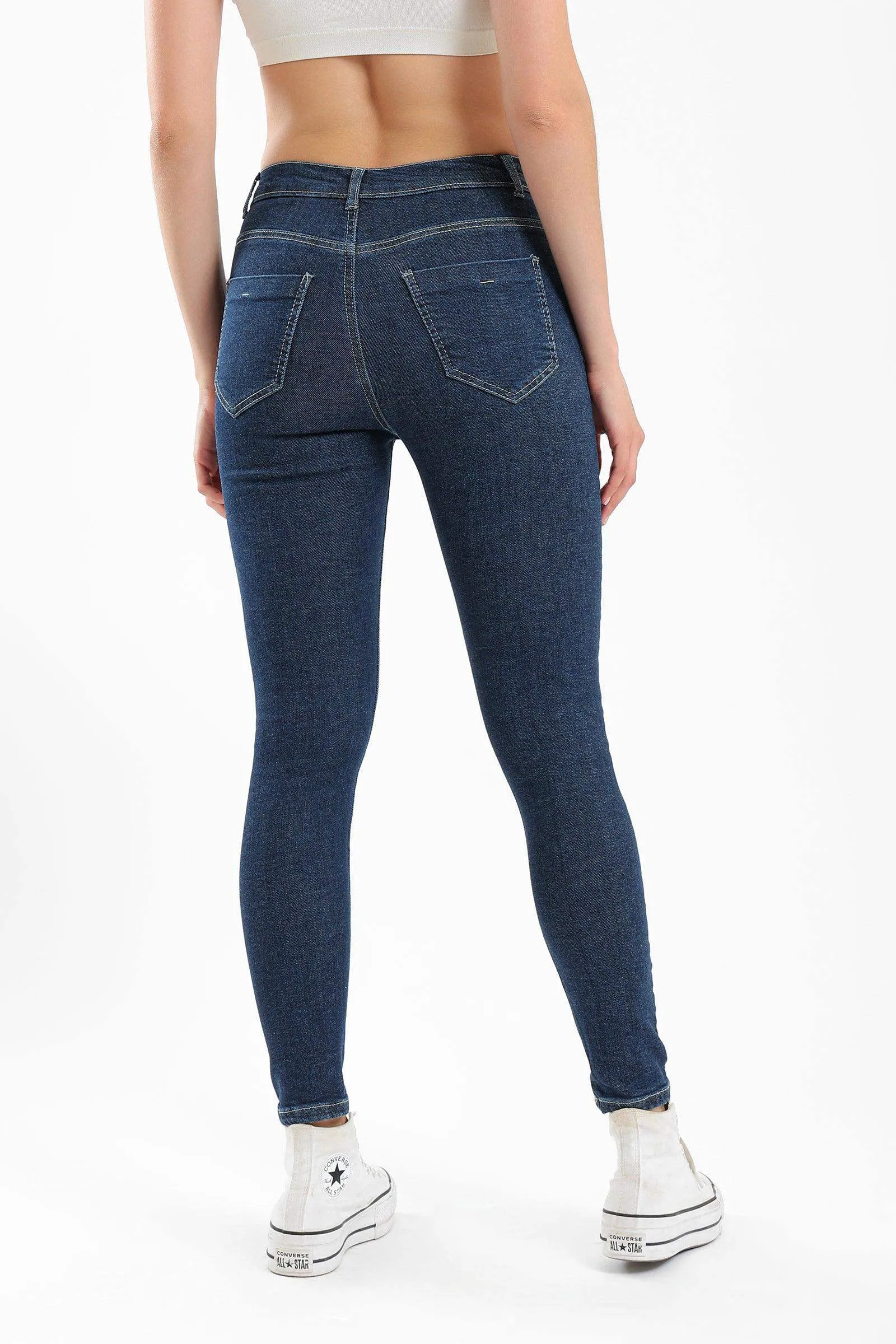 Mid-Rise Slim Fit Jeans