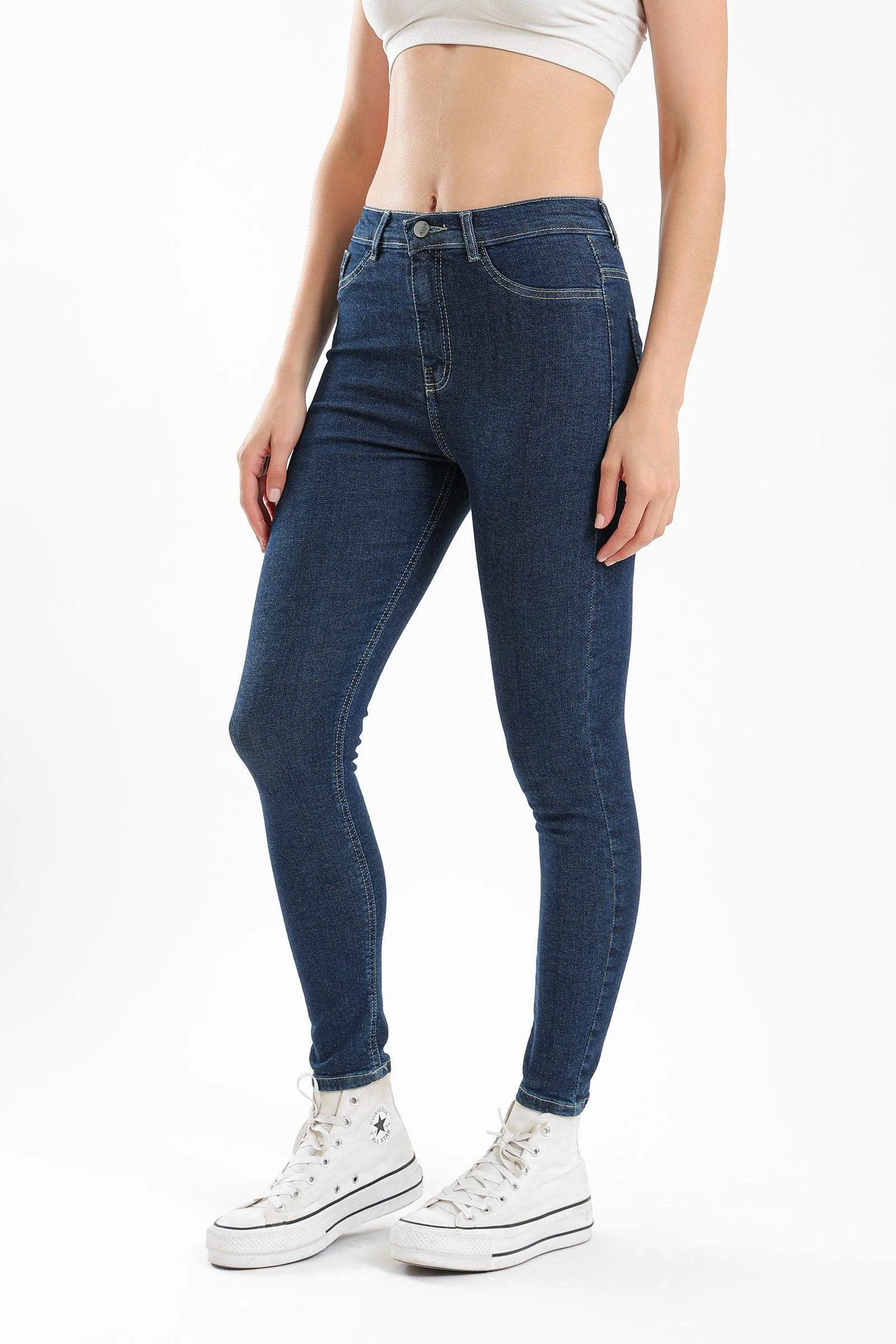 Mid-Rise Slim Fit Jeans