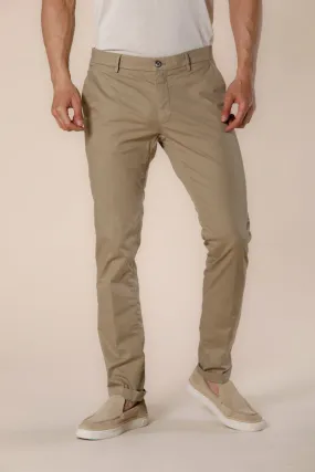 Milano Style pantalone chino uomo in gabardina stretch extra slim fit ①