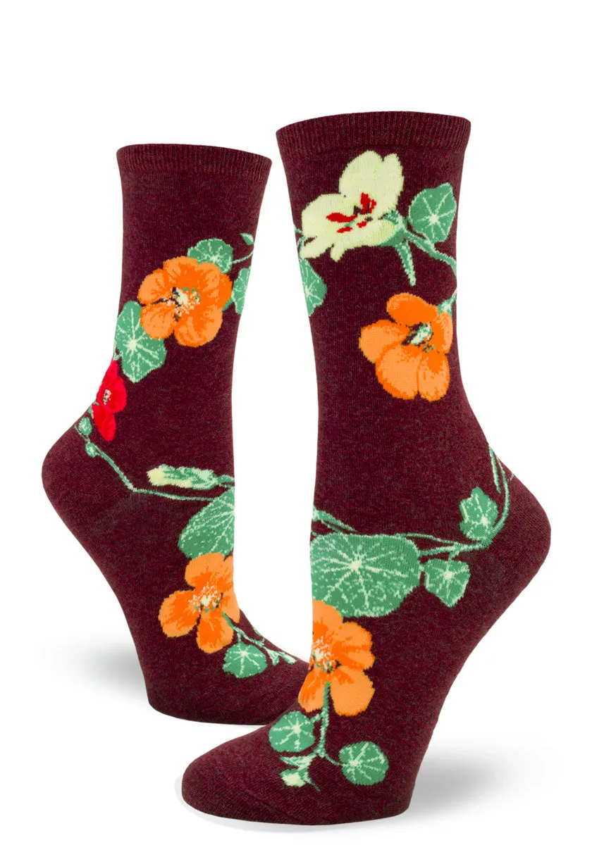 Nasturtiums Women's Socks