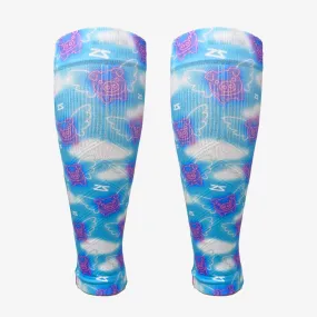 Neon Flying Pigs Compression Leg Sleeves