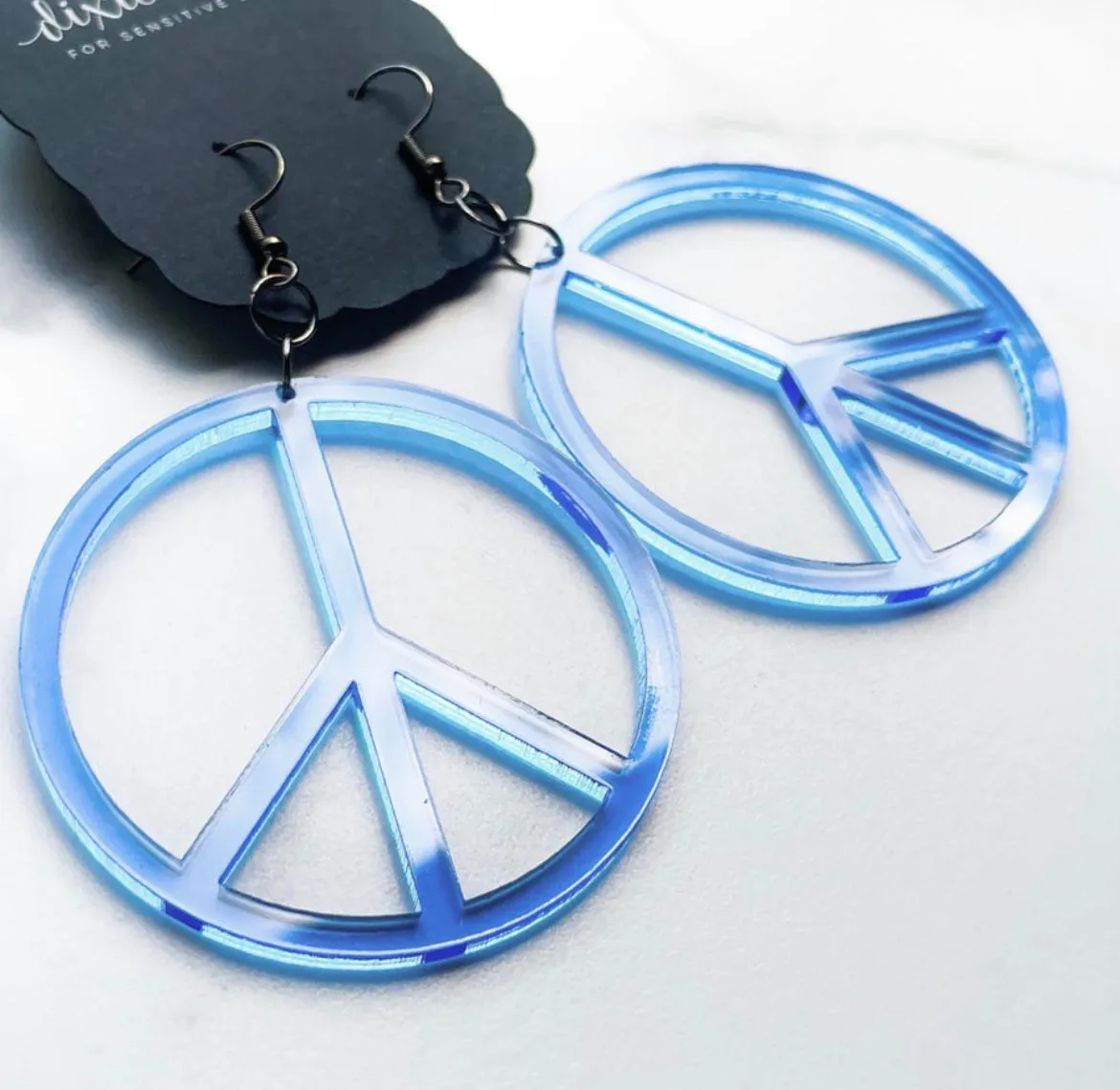 Peace in Blueberry - Dixie Bliss - Dangle Earring