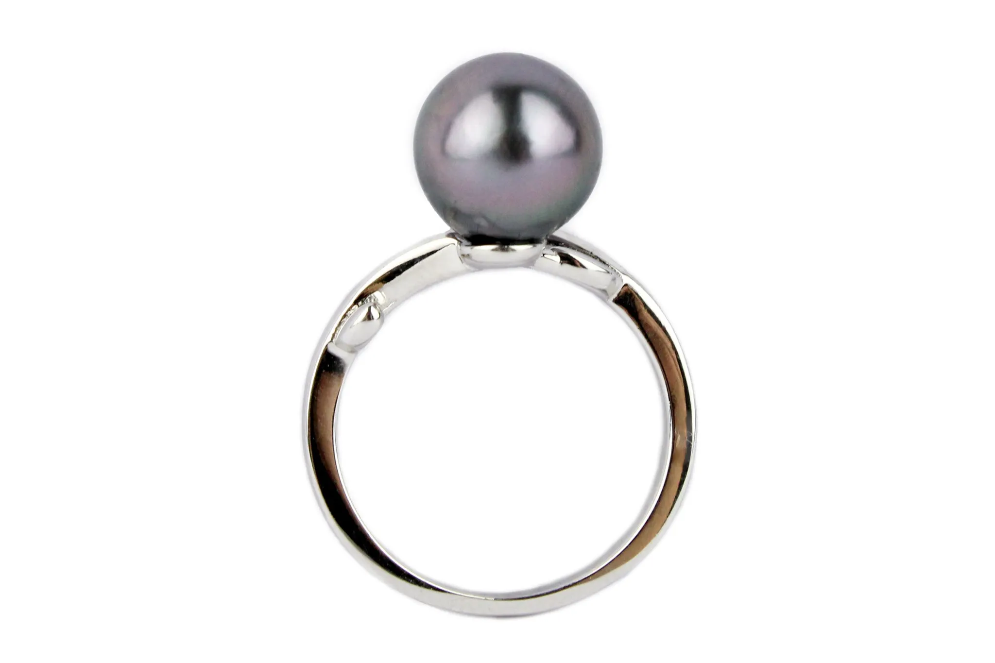 Pink Lavender Tahitian Pearl Vine Ring