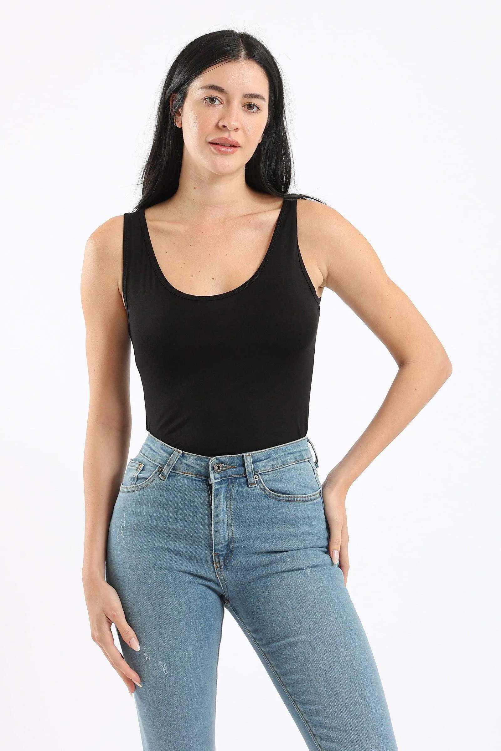 Plunge Neck Top