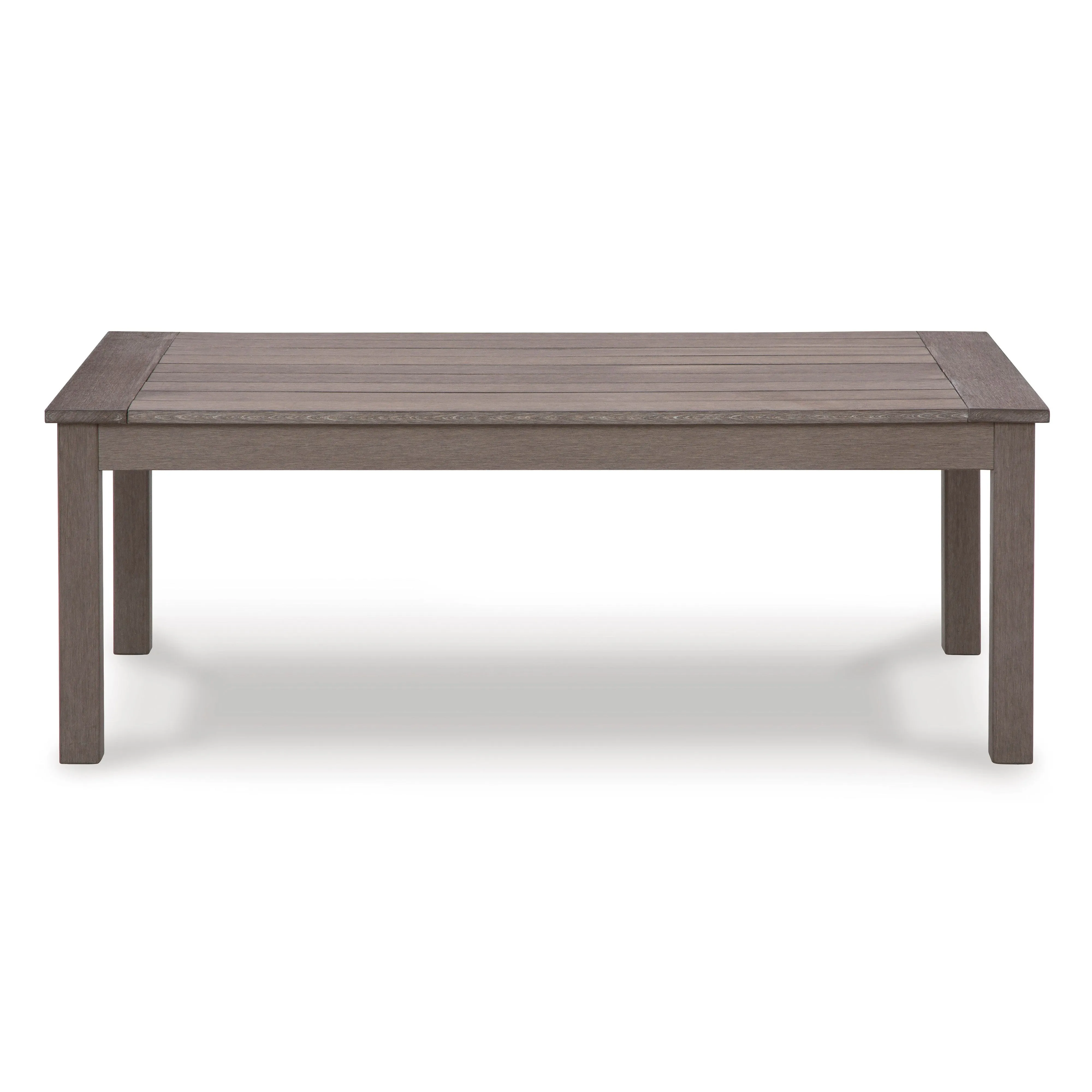 Poly Teak Taupe 48" Outdoor Coffee Table