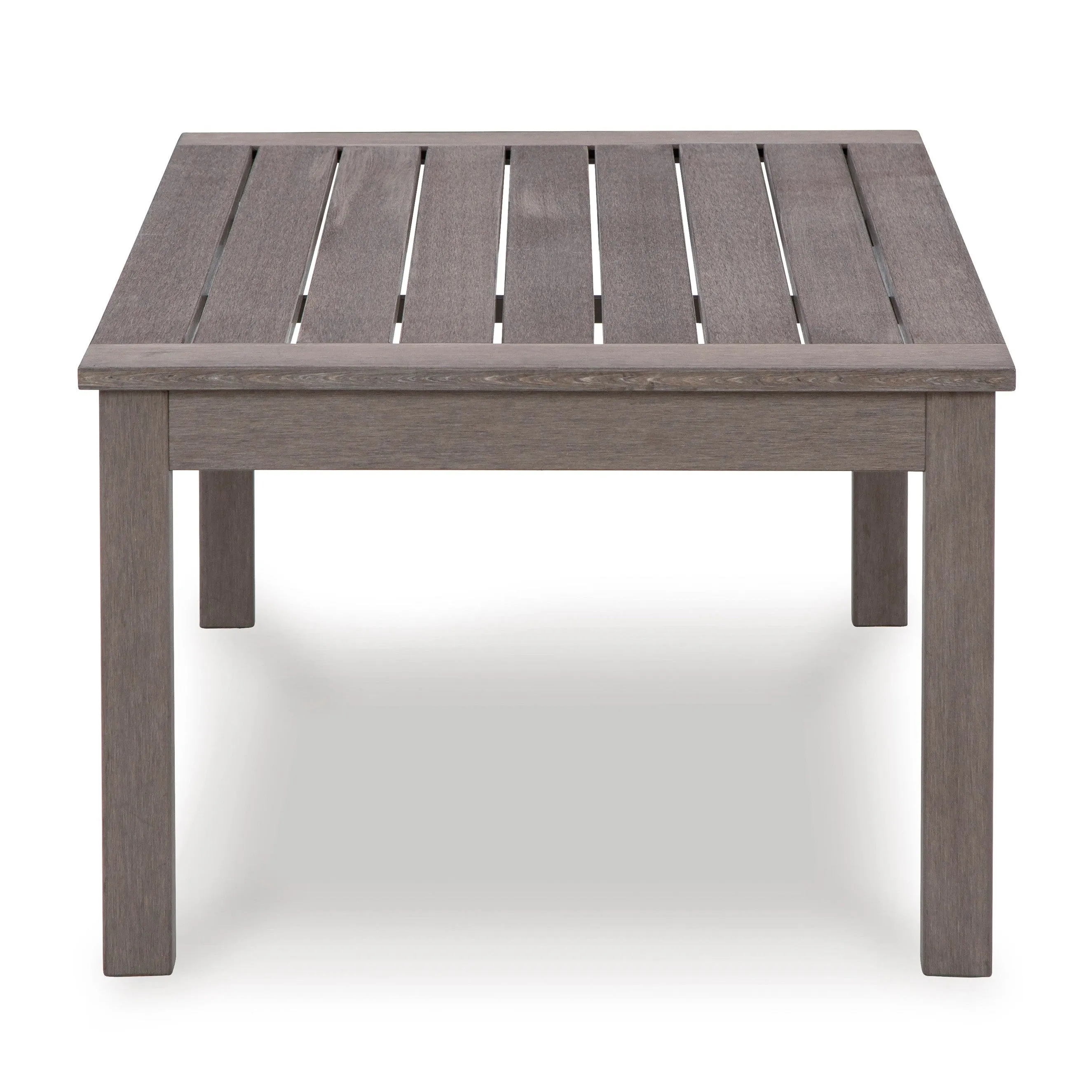 Poly Teak Taupe 48" Outdoor Coffee Table