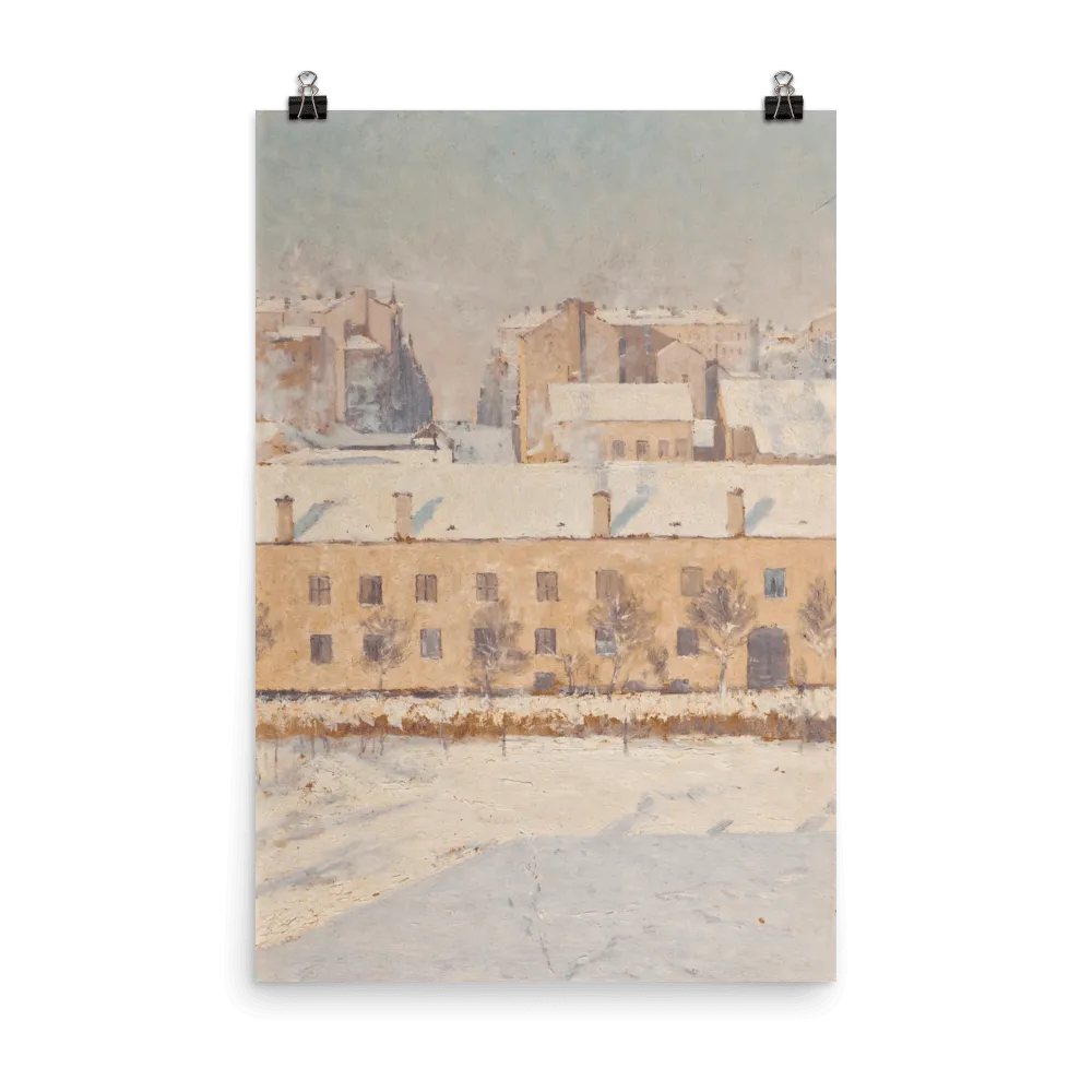 "A Winter Scene" Art Print