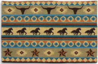 "Austin" Western Jacquard Placemat - 13" x 9"